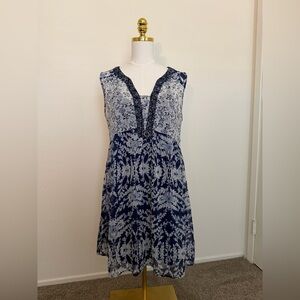Knox Rose Blue and White Floral Dress